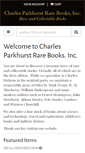 Mobile Screenshot of parkhurstrarebooks.com